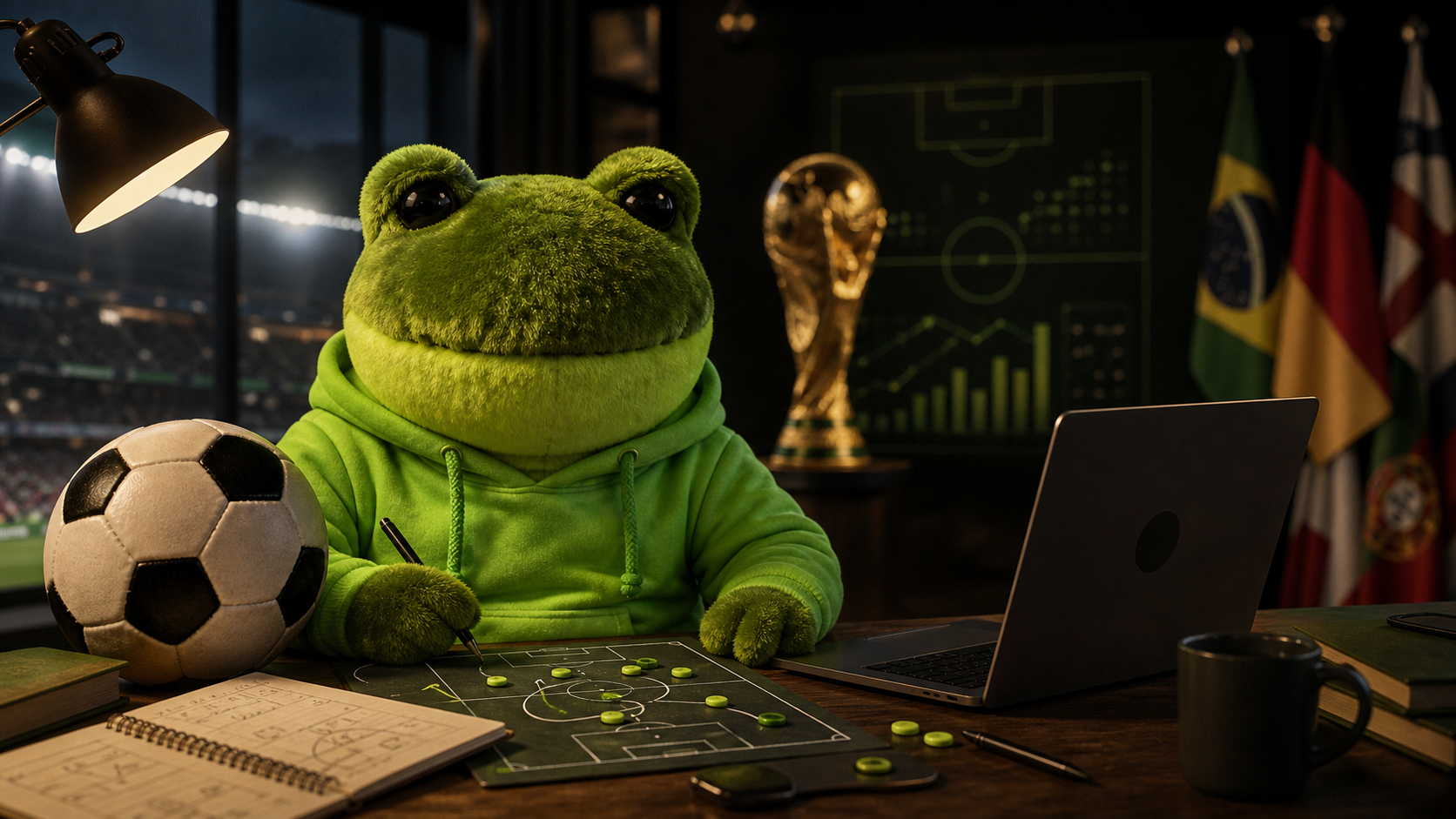 FootyPyth football prediction lab with mascot